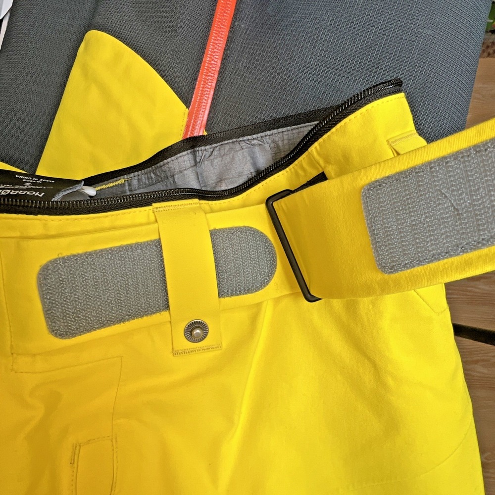 Norrona Lofoten Gore‑Tex Pro Ski Pants Women's Small Yellow Waterproof - Picture 9 of 12